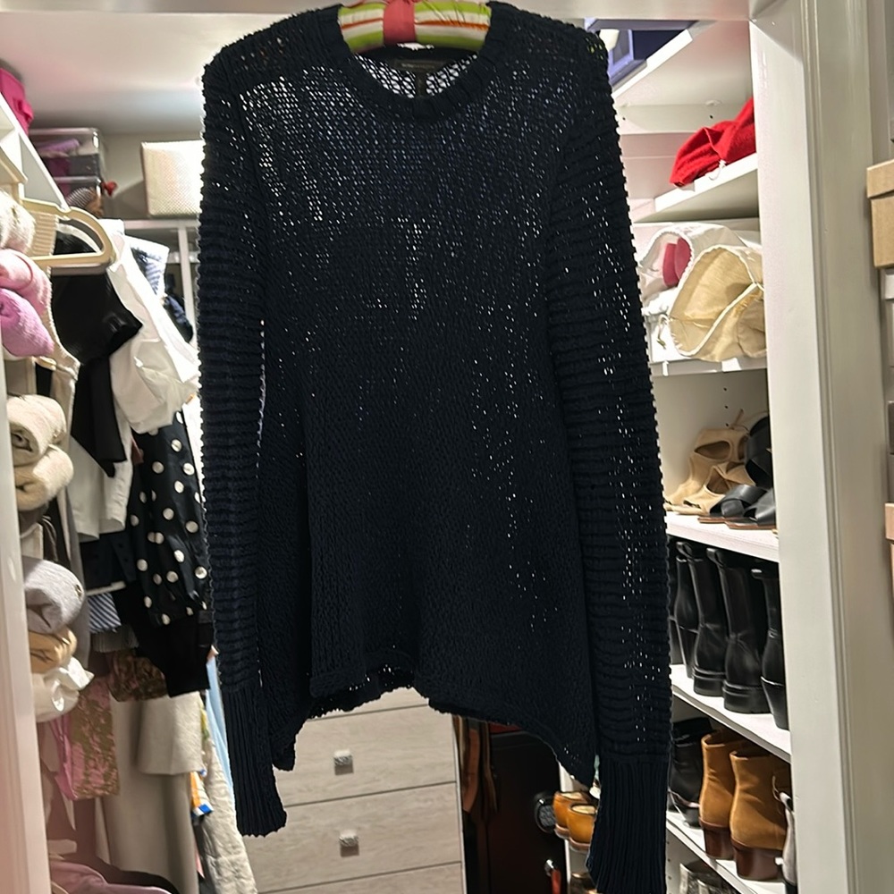 Navy sweater